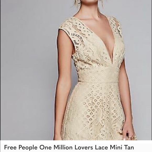 Free People One Million Lovers Lace Mini Dress - Picture 5 of 5